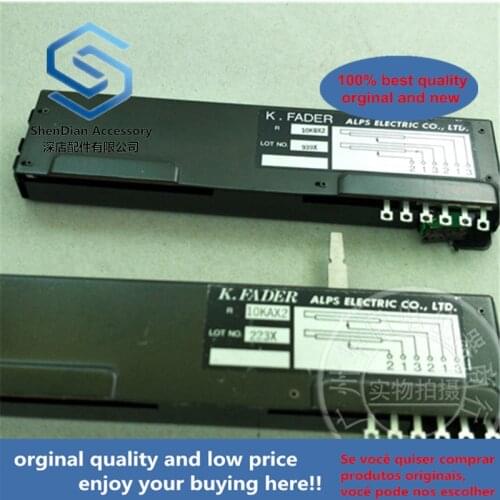 1pcs 100% new and orginal Original K. Fader 10kbx2 10kax2 130mm sliding push double potentiometer 10K