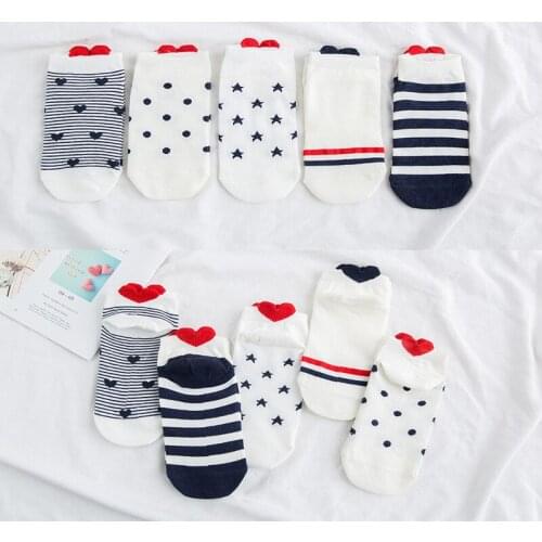 10Pairs/lot Womens Boat Socks High Quality New Cotton Summer Comfortable Breathable lovely Ladies Socks