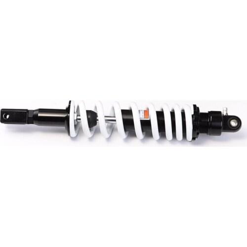 430MM 16.93" 12mm Spring Rear Shock Absorber Suspension For Pit Dirt Trail Bike 250cc ATV DIRT BICYCLE PIT Black + White