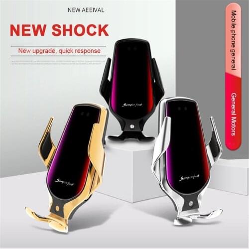 R1 R3 Car Wireless Charger Automatic Clamping For iPhone Xs Huawei LG Samsung 10W Infrared Induction Qi Charger Car Phone Holder