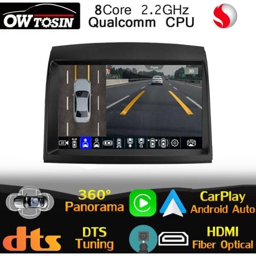 Qualcomm 8Core Android Car Radio GPS For Toyota Sienna 2 XL20 2003-2010 360 Panoramic 4G LTE HIFI Auto Head Unit Stereo HDMI DTS