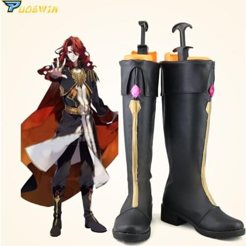 Anime Fire Emblem Arvis Cosplay Boots Shoes
