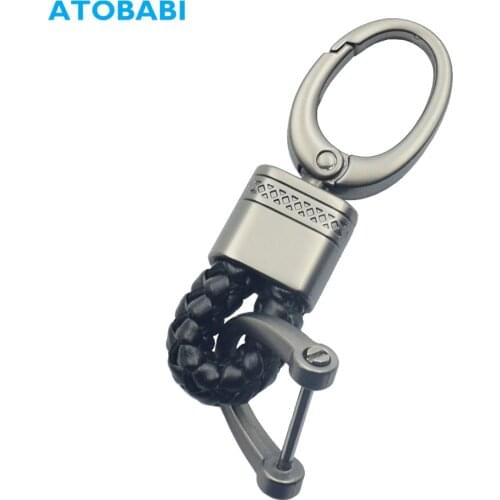 Alloy Keychain Keyring Car Key Ring Keys Holder For Chevrolet Cruze Tesla Model 3 Skoda Octavia Lada Seat Mini Cooper Passat B6