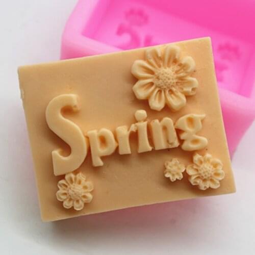 C459DIY baking spring spring jelly silicone mold handmade soap mold silicon likang soap mold