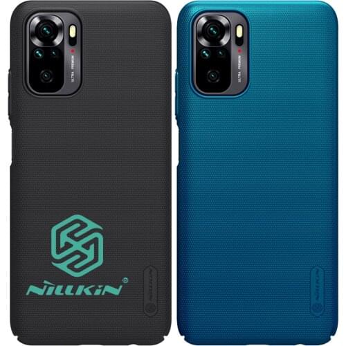 Nillkin Case For Xiaomi Redmi Note 10 4G Frosted Shield Hard Plastic Matte Back Cover Shell