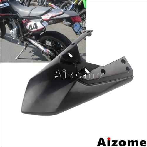 Black Dirt Bike Rear Fender For Kawasaki KLX250 D-Tracker X 2008-2019 KLX250S KLX250SF Dual Purpose Mudguard