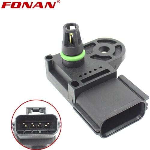 MAP Manifold Absolute Pressure Sensor For Mazda 6 2002.06 - 2007.08 2.0 L 5 CR 2005.02 - 2010.09 1.8 L 4S4G9F479AA 0261230123