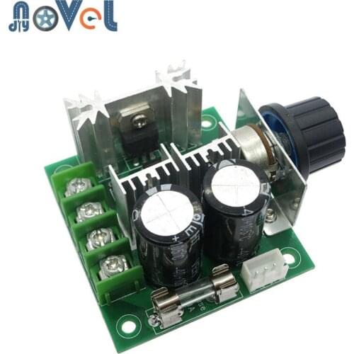 DC 12V 24V 30V 40V 13KHZ Auto Governor Pump PWM DC Motor Speed Regulator Governor Speed Controller Switch 10A 50V 1000uF