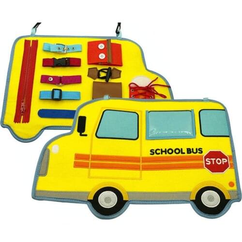 Kids Montessori Toys Baby BusyBoard Buckle Training Essential Educational Sensory Board For Toddlers Ntelligence Development