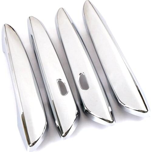 For Mazda CX-30 CX30 CX 30 2020 Chromium Styling Exterior Door Handle Cover Carbon Fiber Moulding Frame Bezel Chrome Car Sticker