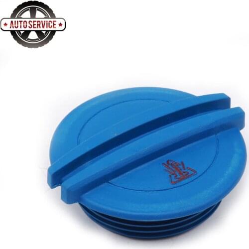 For Passat B5 Polo Bora Audi A4 A6 TT Skoda Seat Radiator Header Tank Caps Cover Plastic Blue Engine Radiator Expansion Tank Lid