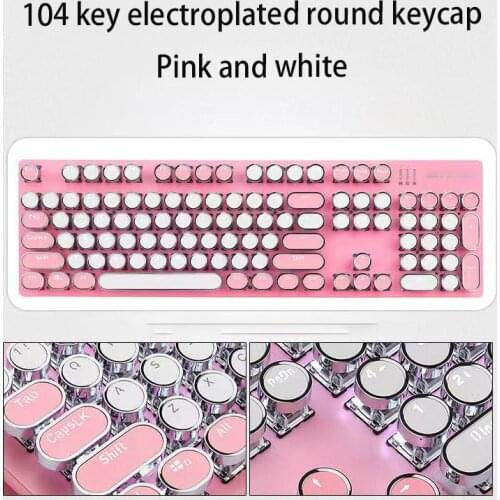 104 Keys Dual-Colour Keycaps Keyset for Game-player Mechanical Gaming Keyboard Esports Gaming Keyboard Buttons Replace Key Cap