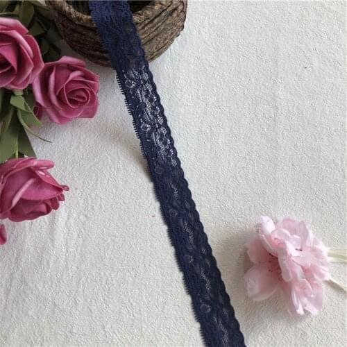 Fait main bricolage 2.5cm S1340artisanat accessoires broderie dentelle tissus rideaux canapé couture dentelle blanche garniture