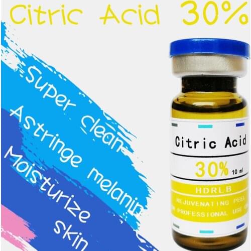 Citric acid 30% Peel Light Strength Peel for Fine Lines, Wrinkles, and Dark Spots