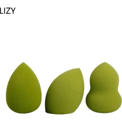 LIZY Powder Puff Beauty Egg Non Latex Makeup Tool Gourd Water Drop Oblique Cut No Powder Sponge Puff Dry Wet Dual Purpose