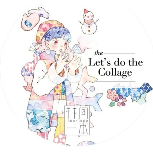 3.8cmx10m We Love Collage Stickers Masking Tape