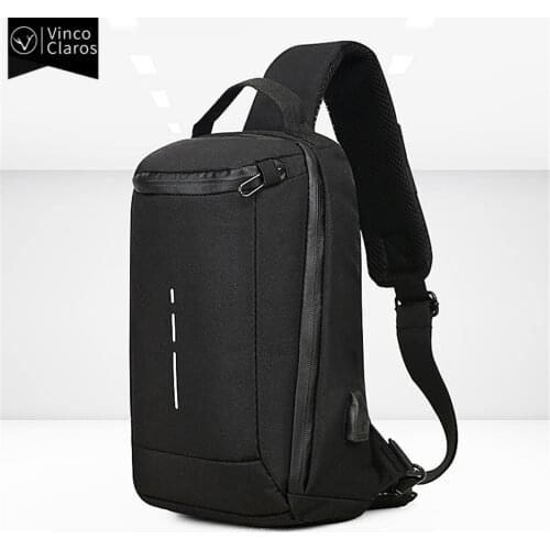 Guard Against Theft Mens Designer Sling Bag Fashion Travel Chest Bag Large Capacity Shoulder Bag Quality Mens Cross Body Bags