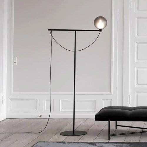 Italian latest simple floor lamp creative floor light for living room art light bedside bedroom designer floor lamp