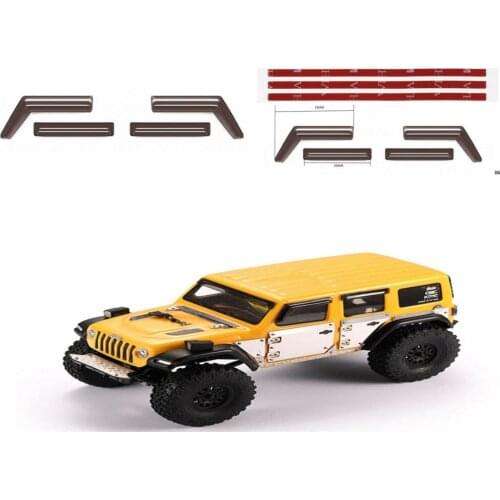 Plastic Rain Shield Deflector Set for 1/24 Axial SCX24 Wrangler RC Car DIY Upgrade Replacement Accessories