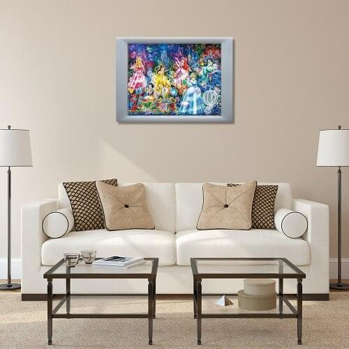 DIY Gifts For The New Year Round Diamond Painting Wall Stickers Home Decor Full Diamond Embroidery Christmas Diamond Painting