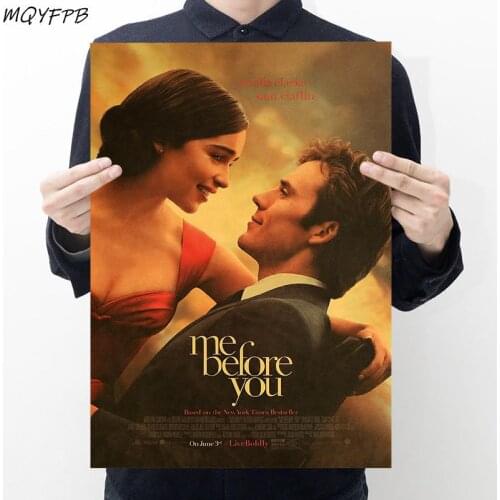 Movie Me Before You Kraft Paper Poster Home Decoration Painting 50.5x35cm