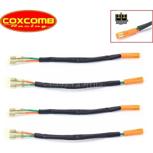 Motorcycle Turn Signal Marker Wire Adapter Plug Connector Lead for Honda CBF1000 CB1300S CB400SS CBR 125R CBR600RR CBR1000RR