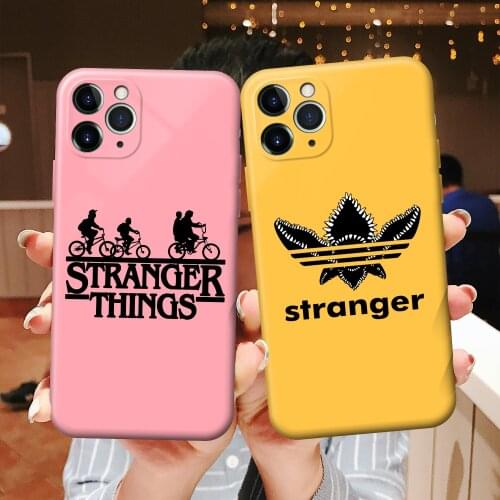 Luxury Stranger Things 3 Case for iPhone 12 11 Pro Xs Max mini XR 8 7 6 Plus 6S SE2 Candy Soft Silicone Phone Cover Soft Coque