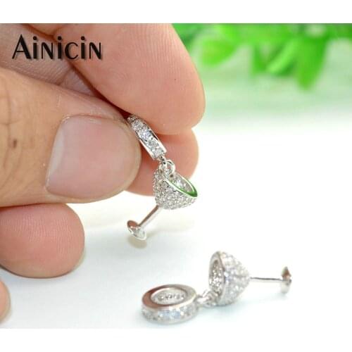 Rhinestone Crystal Setting 8x20mm Goblet Shape Charms Silver Color Fashion Jewelry Making Findings 10pc/lot