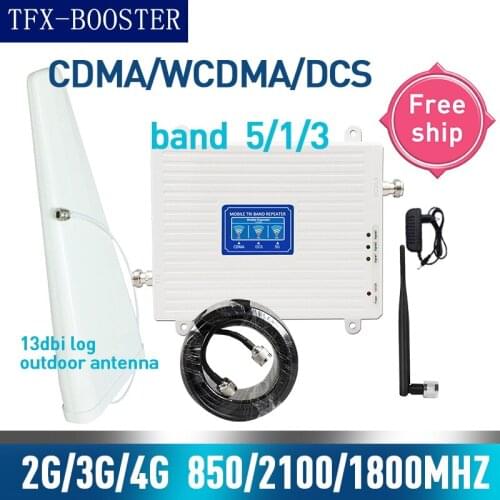 TFX-BOOSTER 13dbi antenna 850/1800/2100 Mobile Signal Booster gsm 2g 3g 4g GSM CDMA DCS WCDMA 2g 3g 4g GSM Signal Repeater 4g