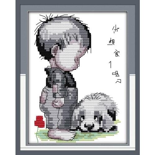 Everlasting Love Are You homesick? Chinese Cross Stitch Kits Ecological Cotton Printed 11CT 14CT DIY Gift Christmas Decoration