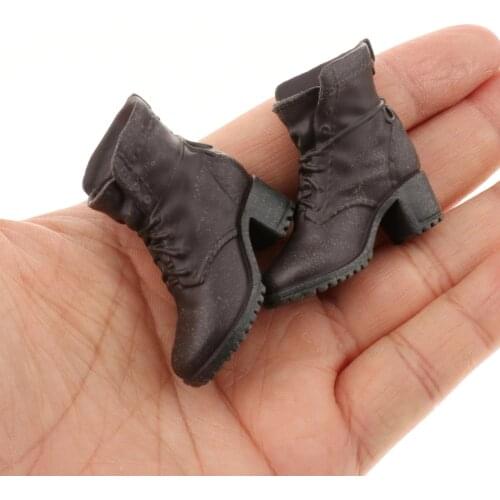 1/6th Scarlet Witch Women Boots Shoes Model Brown Fit for 12" Female Figure