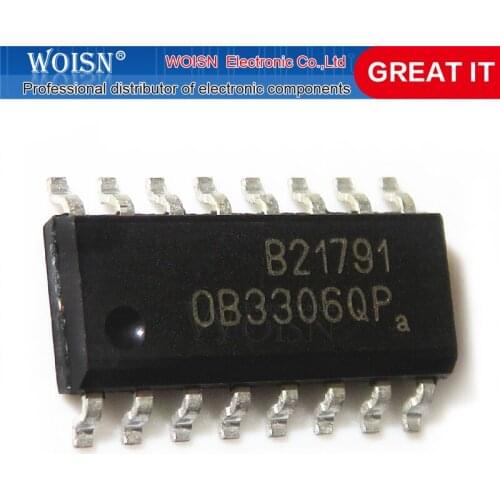 1pcs/lot OB3306QP OB3306 SOP-16 In Stock