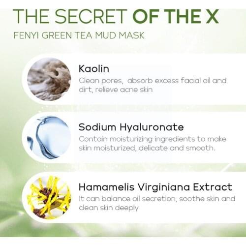 10Pcs Green Tea Mud Mask Deep Cleansing Oil Control Blackheads Acne Smoothing Skin Facial Moisturizing Mask Remove Care Bea L0O2