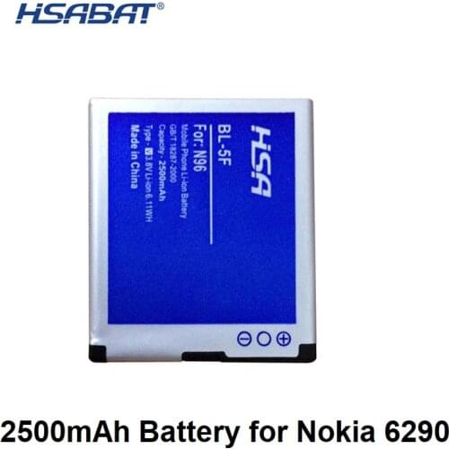 2500mAh BL-5F / BL 5F High Capacity Battery Use for Nokia N96 N95 N98 N93i 6290 E65 6290 6210S/N 6710N N95 C5-01