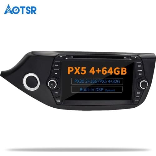AOTSR Android 9.0 / 10.0 DSP Radio For KIA CEED 2013 2014 2015 2016 Car GPS Navigation 2 Din Bluetooth Player Car Dashboard