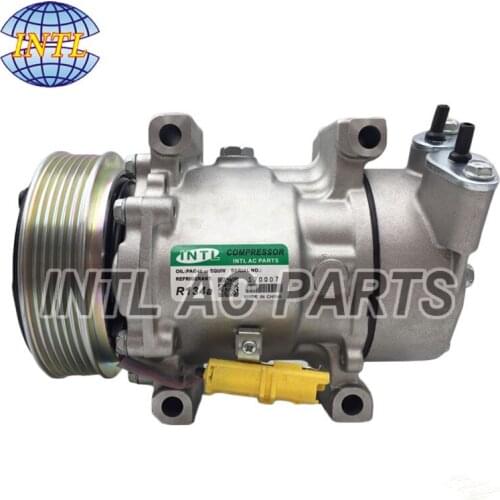 SD6V12 Auto Ac compressor for PEUGEOT 307 / PARTNER 6453LS 6453JL 9646273880 9639078180 9646273380 9655191580 9655191680