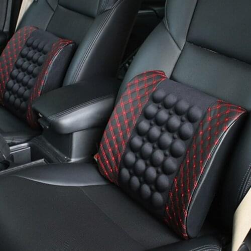Car Massage Lumbar Support Cushion Electric Back Cushion Waist Headrest Support for Kia Rio K2 K3 K5 K4 Cerato,Soul,Forte,Sporta