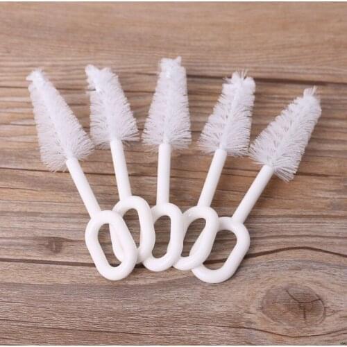 5 Pcs/Set Nipple Cleaner Baby Nipples Brush Cleaning Tools Professional Bristle High Density Pacifier Soother Accessories