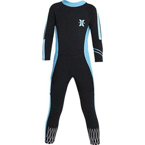 Long Sleeves Kids Wetsuits Diving Suits for Boys/Girls Children One Piece Children Surfing Swimming Clothing