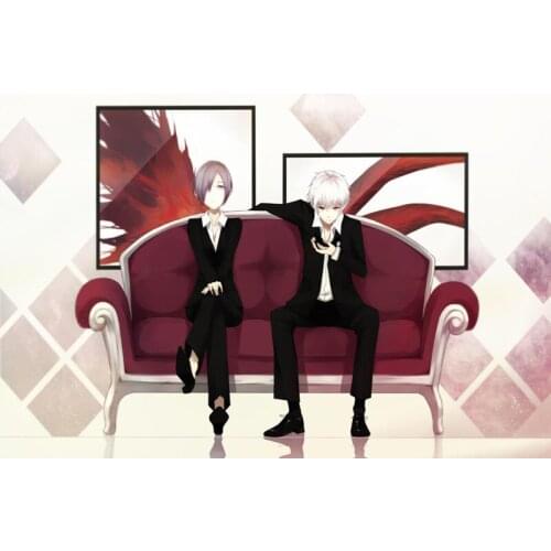 Nice Tokyo Ghoul Anime Poster Silk Fabric Wall Art Poster Print Painting Nature Decoration Pictures Modern Home Decor Poster