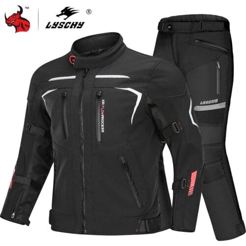 LYSCHY Motorcycle Jacket Waterproof Jaqueta Motociclista Motorbike Riding Jacket Moto Motocross Jacket Motorcycle Protection