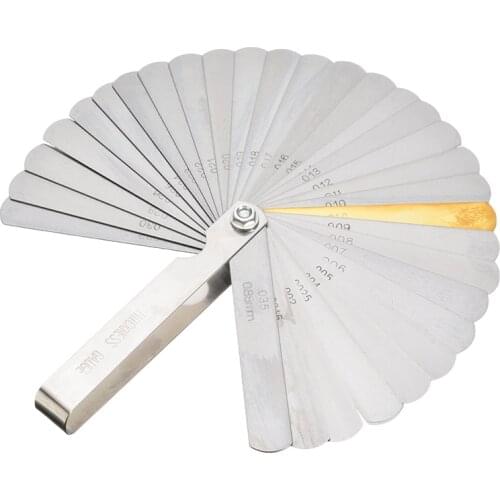 Mayitr 32 Blade Gauge Imperial Metric Guitar String Height Tool Multifunctional Guitar Measuring Tool