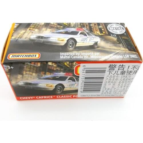 2020 Matchbox Cars 1:64 Car CHEVY CAPRICE CLASSIC POLICE Metal Diecast Alloy Model Car Toy Vehicles