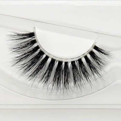 False Eyelashes Transparent Band Mink Lashes Winged Mink Eyelashes Handmade Eye Lashes Invisible Band Nep Wimpers Eyelashes