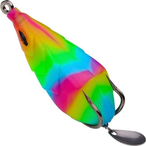 OBSESSION 13g 6cm Fishing Frog Lure Catfish Lure Bass Fishing Frog Artificial Baits Fishing Lures Frog Wobblers Soft Bait