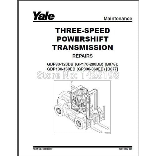 New Yale Repair Manuals PDF 2017 for EURO