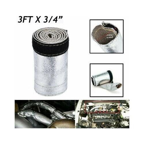 Protector Metalic heat sleeve 3ft x 3/4" 91.5cm Hook Loop Replacement Parts