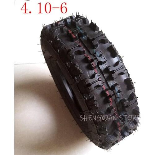 Size 4.10-6 tire and inner tubeFit All Models ATV Go kart MIni Quad 47cc 49cc snowplow tires Snowmobile tires