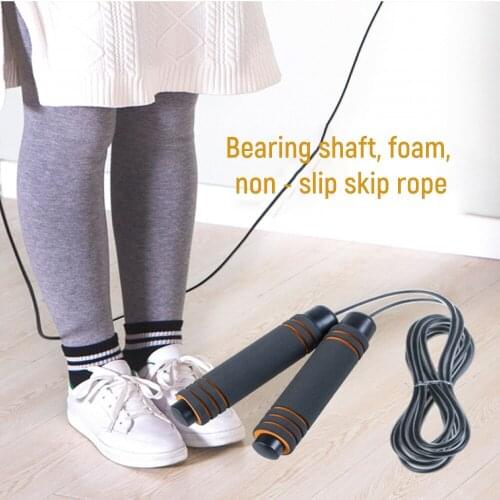 Adjustable Non-slip Fitness Jump Rope Foam Cotton Adult Child Pulling Parabolic Speed Jump Rope Fitness Sports Training