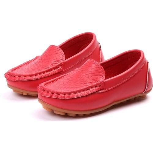 Spring Autumn Baby Toddler Boy Shoes Kids PU Leather Soft massage Shoes Boys Loafers Size 21-36